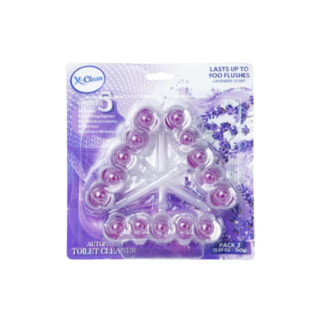 X-Clean Hanging Toilet Bowl Cleaner & Deodorizer (Lavender)