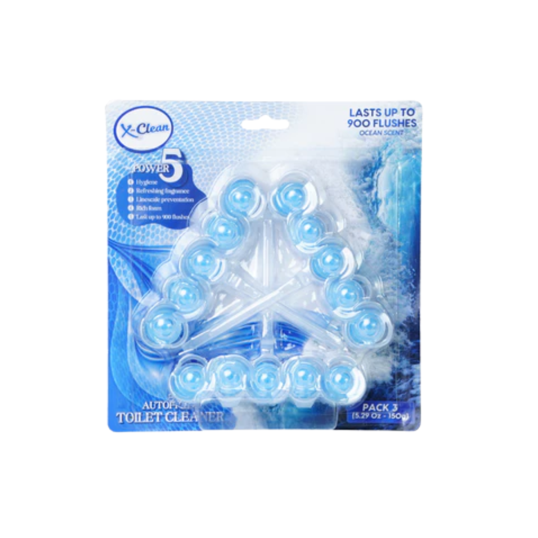 X-Clean Hanging Toilet Bowl Cleaner & Deodorizer (Ocean)